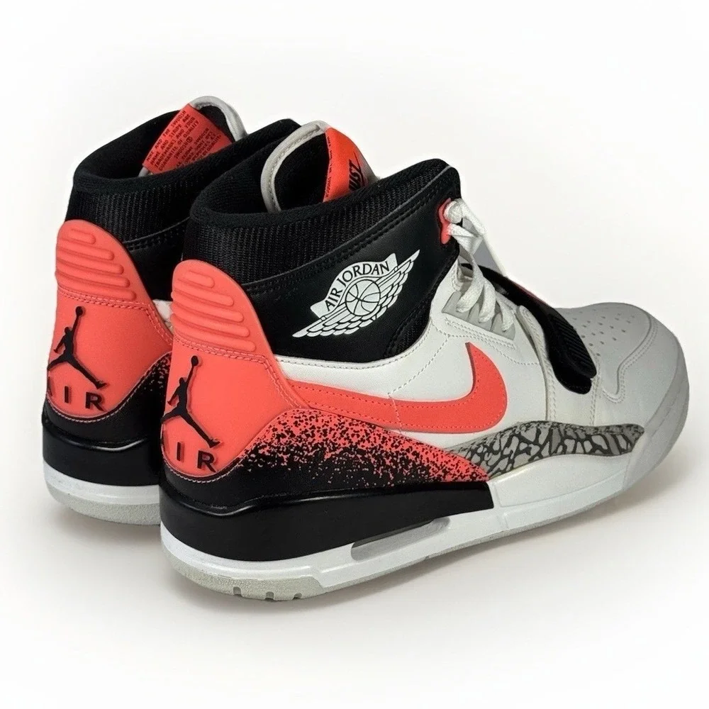 Air Jordan Legacy 312 NRG‎ AQ4160 108 White Hot Lava High Top Mens Size 12